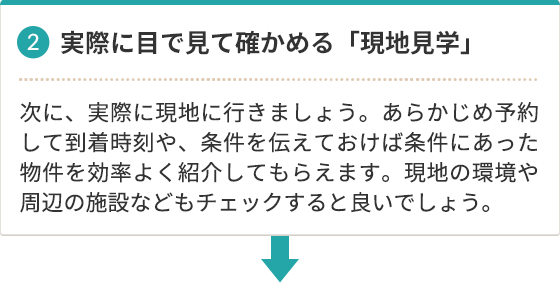 2. 実際に目で見て確かめる「現地見学」